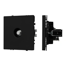 Изображение ARL NOBE Розетка спутник софт-тач черный оникс SCT-MST1-SFPL-BK (SAT) (Arlight, -)